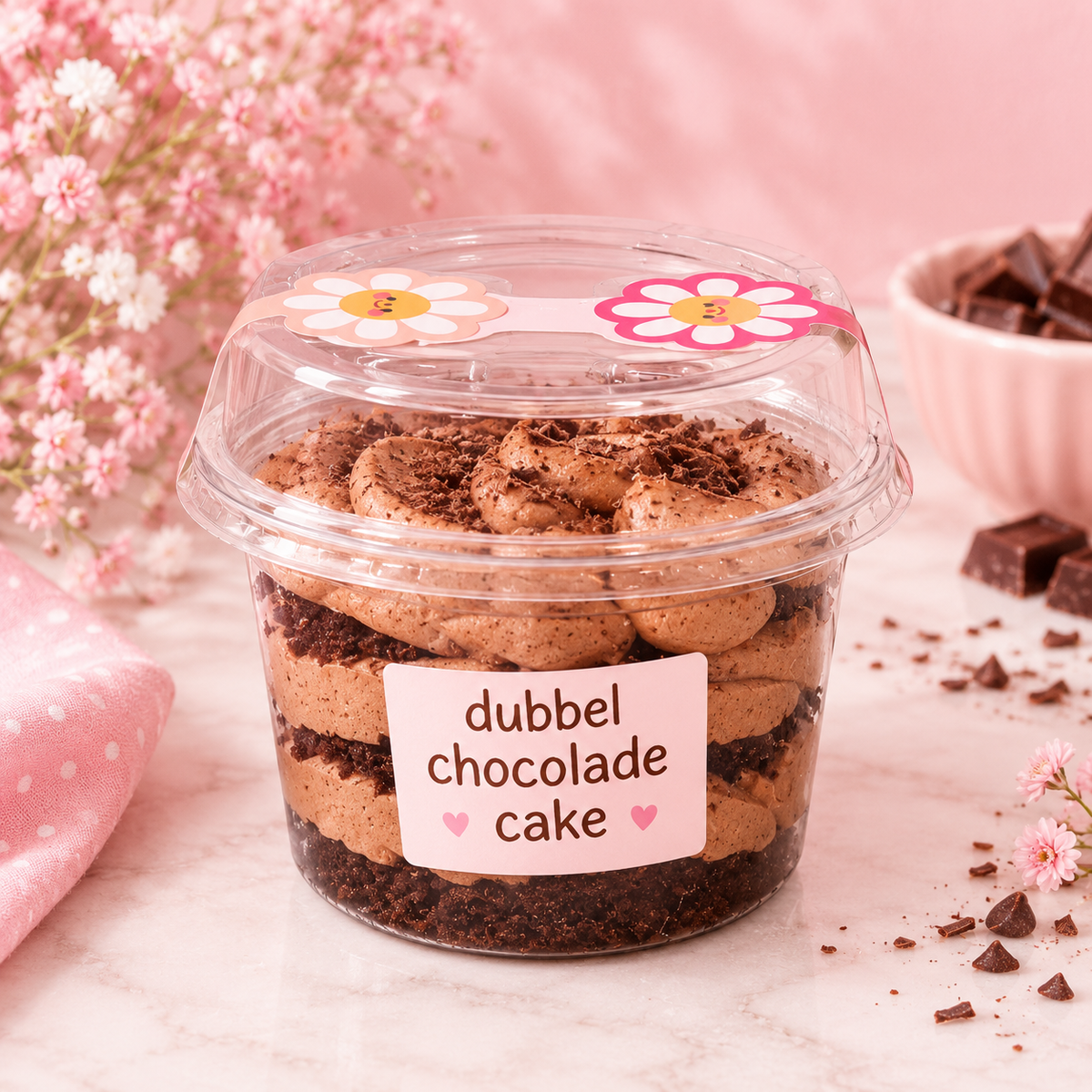 Bucket Dubbel Chocolade